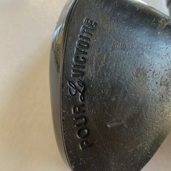 POUR La VICTOIRE Black Patent Leather Platform Loafer Heels Size 7.5 - Picture 8 of 9